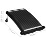 Paneles calefactores solares de piscina curvos 3 uds 72,5x46 cm