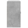 Armario de pared madera de ingeniería gris hormigón 60x31x60 cm