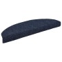 Alfombrilla autoadhesiva escalera 20 uds azul 65x21x4 cm