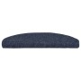 Alfombrilla autoadhesiva escalera 20 uds azul 65x21x4 cm