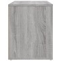 Mesita de noche madera contrachapada gris Sonoma 60x36x45 cm