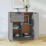 Aparador de madera contrachapada gris Sonoma 60x30x70 cm
