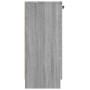 Aparador de madera contrachapada gris Sonoma 60x30x70 cm