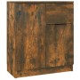 Aparadores 2 uds madera contrachapada roble ahumado 60x30x70 cm