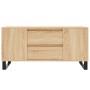 Mesa de centro madera de ingeniería roble Sonoma 102x44,5x50 cm