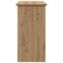 Escritorio de madera de ingeniería roble artesano 80x40x75 cm