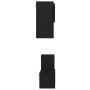 Juego de Muebles para TV 4 pcs Roble negro 60 x 30 x 30 cm