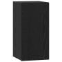 Juego de Muebles para TV 4 pcs Roble negro 120 x 30 x 30 cm