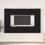 Conjunto de mueble de TV 8 pcs Roble negro 181 x 30 x 120 cm