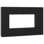 Conjunto de mueble de TV 8 pcs Roble negro 181 x 30 x 120 cm
