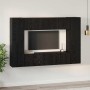 Conjunto de mueble de TV 8 pcs Roble negro 181 x 30 x 120 cm