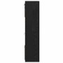 Conjunto de mueble de TV 8 pcs Roble negro 181 x 30 x 120 cm