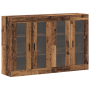 Armarios de Pared 2 pcs Madera Vieja 69.5x34x90 cm Madera