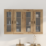 Armarios Montados en la Pared 2 pcs Roble Artesanal 69.5x34x90