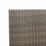 Sillas de Exterior 4 pcs Gris, Marrón