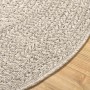 Alfombra Crema 160 x 230 cm PP