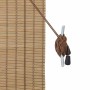 Persianas y Cortinas de Ventana Marrón Claro 100 x 220 cm Bambú