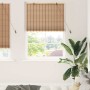 Persianas y Cortinas de Ventana Marrón Claro 110 x 220 cm Bambú
