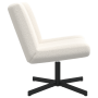 Silla de Acento Crema Tela Mediana Ergonómica Silla de Acento