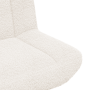 Silla de Acento Crema Tela Mediana Ergonómica Silla de Acento