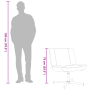 Silla de Acento Crema Tela Mediana Ergonómica Silla de Acento