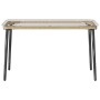 Mesa de Jardín Natural 80 x 40 x 45 cm Poliratán