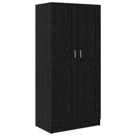 Armario Roble negro 82.5 x 51.5 x 180 cm Madera contrachapada