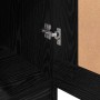 Armario Roble negro 82.5 x 51.5 x 180 cm Madera contrachapada