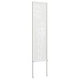 Panel Decorativo de Jardín Blanco 32 x 140 cm