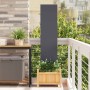 Panel Decorativo de Jardín Antracita 32 x 140 cm