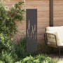 Panel Decorativo de Jardín Negro 32 x 140 cm