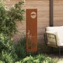 Panel Decorativo de Jardín Oxidado 32 x 140 cm