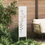 Panel Decorativo de Jardín Blanco 32 x 140 cm