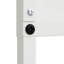 Panel Decorativo de Jardín Blanco 32 x 140 cm