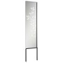 Panel Decorativo de Jardín Plateado 32 x 140 cm