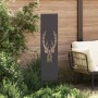 Panel Decorativo de Jardín Negro 32 x 140 cm