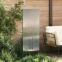 Panel Decorativo de Jardín Plateado 50 x 140 cm