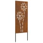 Panel Decorativo de Jardín Oxidado 50 x 140 cm