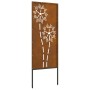 Panel Decorativo de Jardín Oxidado 50 x 140 cm