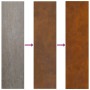 Panel Decorativo de Jardín Oxidado 50 x 140 cm