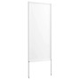Panel Decorativo de Jardín Blanco 50 x 140 cm