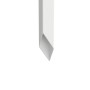 Panel Decorativo de Jardín Blanco 50 x 140 cm
