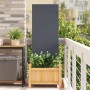 Panel Decorativo de Jardín Antracita 50 x 140 cm