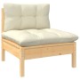 Gartenmöbel 6 Stück Kissen aus cremefarbenem Kiefernholz von vidaXL, Gartensets - Ref: Foro24-3096364, Preis: 472,44 €, Rabat...