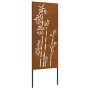 Panel Decorativo de Jardín Oxidado 50 x 140 cm