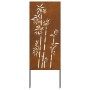 Panel Decorativo de Jardín Oxidado 50 x 140 cm