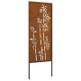 Panel Decorativo de Jardín Oxidado 50 x 140 cm