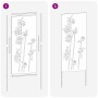 Panel Decorativo de Jardín Oxidado 50 x 140 cm