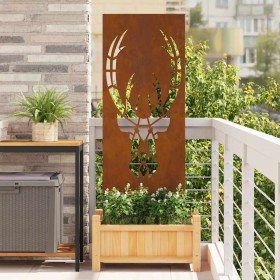Panel Decorativo de Jardín Oxidado 50 x 140 cm