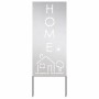 Panel Decorativo de Jardín Plateado 50 x 140 cm